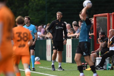 010725 - Pontypridd United v Newport County - Preseason Friendly - Newport County Manager, David Hughes