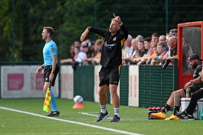 010725 - Pontypridd United v Newport County - Preseason Friendly - Newport County Manager, David Hughes
