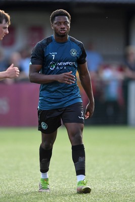 010725 - Pontypridd United v Newport County - Preseason Friendly - Bobby Kamwa of Newport County