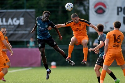 010725 - Pontypridd United v Newport County - Preseason Friendly - Nelson Sanca of Newport County