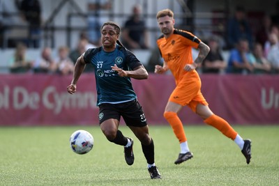 010725 - Pontypridd United v Newport County - Preseason Friendly - Moses-Alexander Walker of Newport County