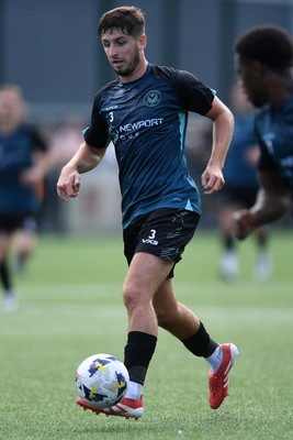 010725 - Pontypridd United v Newport County - Preseason Friendly - Anthony Glennon of Newport County