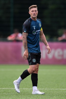 010725 - Pontypridd United v Newport County - Preseason Friendly - James Clarke of Newport County