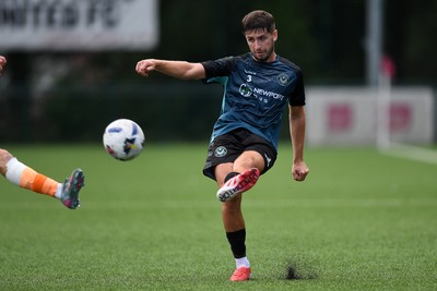 010725 - Pontypridd United v Newport County - Preseason Friendly - Anthony Glennon of Newport County
