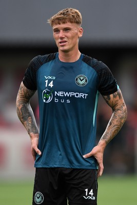 010725 - Pontypridd United v Newport County - Preseason Friendly - Kai Whitmore of Newport County