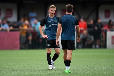 010725 - Pontypridd United v Newport County - Preseason Friendly - Matt Smith of Newport County