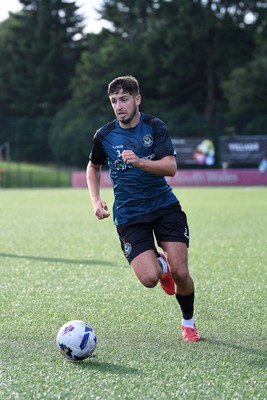 010725 - Pontypridd United v Newport County - Preseason Friendly - Anthony Glennon of Newport County