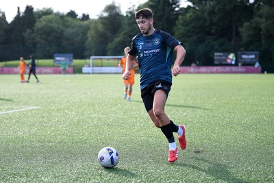 010725 - Pontypridd United v Newport County - Preseason Friendly - Anthony Glennon of Newport County