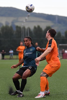 010725 - Pontypridd United v Newport County - Preseason Friendly - Moses-Alexander Walker of Newport County