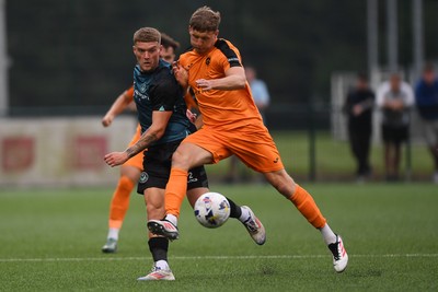 010725 - Pontypridd United v Newport County - Preseason Friendly - Cameron Evans of Newport County
