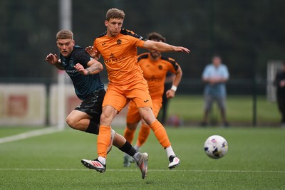 010725 - Pontypridd United v Newport County - Preseason Friendly - Cameron Evans of Newport County