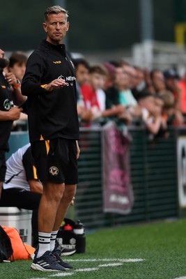 010725 - Pontypridd United v Newport County - Preseason Friendly - Newport County Manager, David Hughes