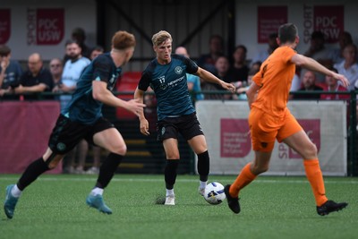 010725 - Pontypridd United v Newport County - Preseason Friendly - Tom Davies of Newport County