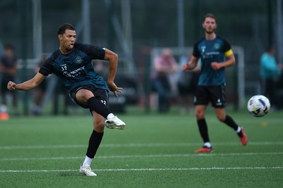 010725 - Pontypridd United v Newport County - Preseason Friendly - Jaden Warner of Newport County
