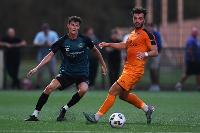 010725 - Pontypridd United v Newport County - Preseason Friendly - Joe Thomas of Newport County