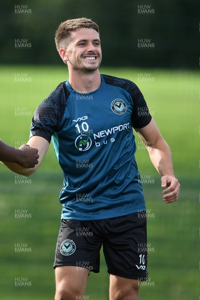 010725 - Pontypridd United v Newport County - Preseason Friendly - Oliver Greaves of Newport County
