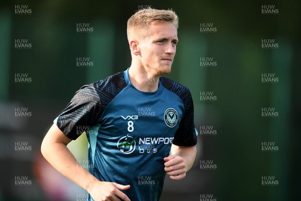 010725 - Pontypridd United v Newport County - Preseason Friendly - Matt Smith of Newport County