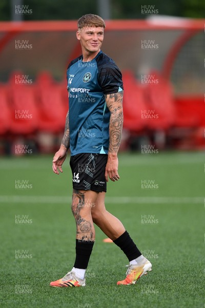 010725 - Pontypridd United v Newport County - Preseason Friendly - Kai Whitmore of Newport County