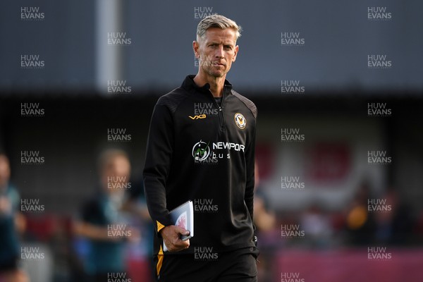 010725 - Pontypridd United v Newport County - Preseason Friendly - Newport County Manager, David Hughes