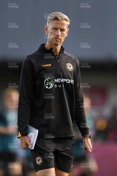 010725 - Pontypridd United v Newport County - Preseason Friendly - Newport County Manager, David Hughes
