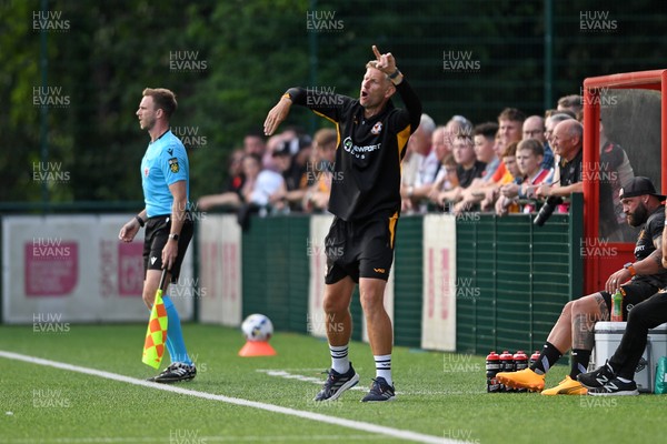 010725 - Pontypridd United v Newport County - Preseason Friendly - Newport County Manager, David Hughes