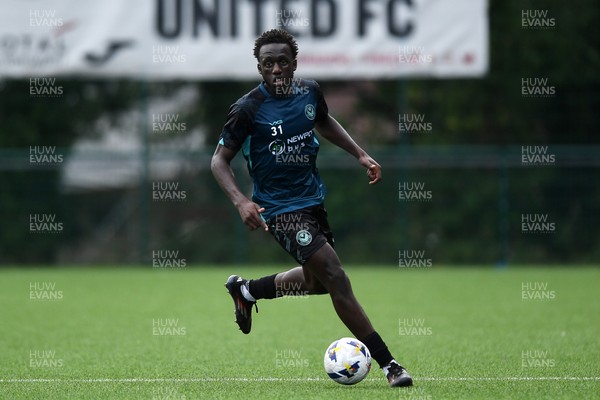 010725 - Pontypridd United v Newport County - Preseason Friendly - Nelson Sanca of Newport County