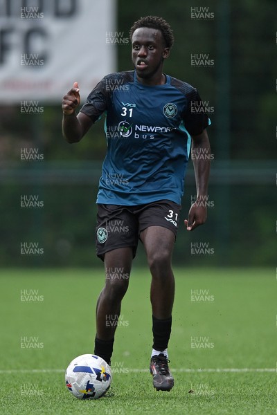 010725 - Pontypridd United v Newport County - Preseason Friendly - Nelson Sanca of Newport County