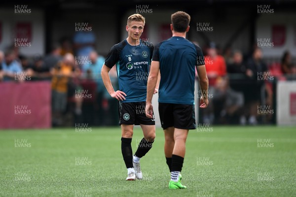 010725 - Pontypridd United v Newport County - Preseason Friendly - Matt Smith of Newport County