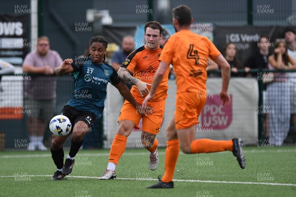 010725 - Pontypridd United v Newport County - Preseason Friendly - Moses-Alexander Walker of Newport County