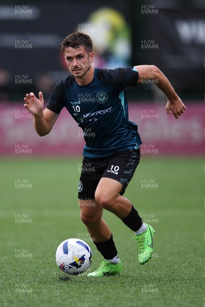 010725 - Pontypridd United v Newport County - Preseason Friendly - Oliver Greaves of Newport County