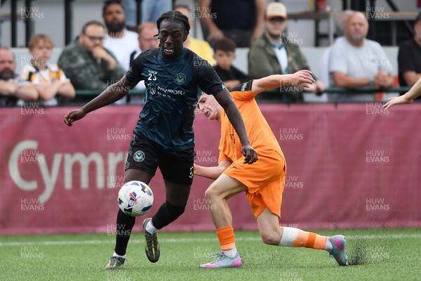 010725 - Pontypridd United v Newport County - Preseason Friendly - Michael Reindorf of Newport County