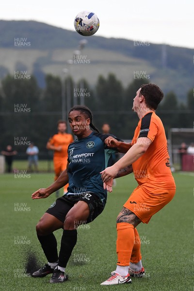 010725 - Pontypridd United v Newport County - Preseason Friendly - Moses-Alexander Walker of Newport County