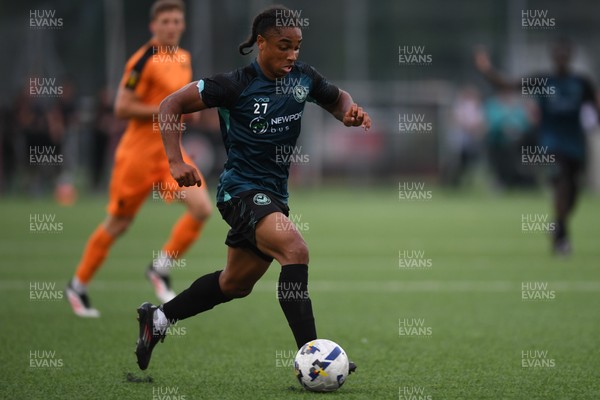 010725 - Pontypridd United v Newport County - Preseason Friendly - Moses-Alexander Walker of Newport County