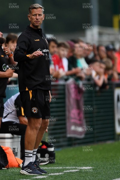 010725 - Pontypridd United v Newport County - Preseason Friendly - Newport County Manager, David Hughes