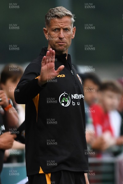 010725 - Pontypridd United v Newport County - Preseason Friendly - Newport County Manager, David Hughes