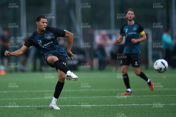 010725 - Pontypridd United v Newport County - Preseason Friendly - Jaden Warner of Newport County