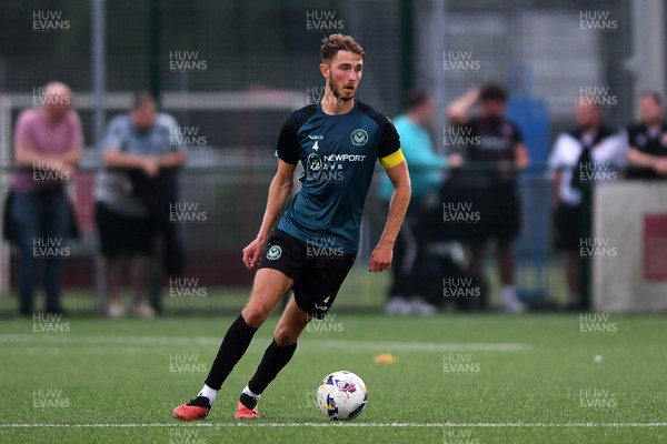 010725 - Pontypridd United v Newport County - Preseason Friendly - Matthew Baker of Newport County