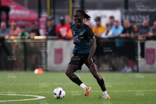 010725 - Pontypridd United v Newport County - Preseason Friendly - Cameron Antwi of Newport County