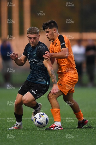 010725 - Pontypridd United v Newport County - Preseason Friendly - Cameron Evans of Newport County