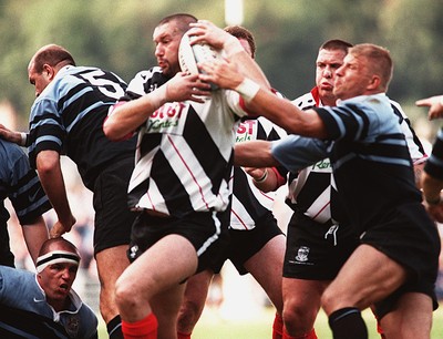 160897 - Pontypridd v Cardiff - Greg Prosser breaks past Steve Wake