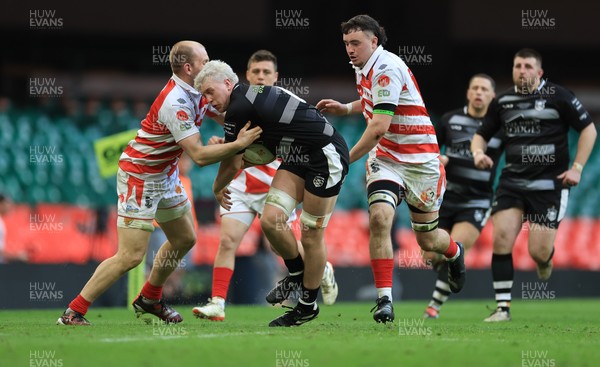 050425  Pontypridd v Cross Keys, WRU Premiership Cup Final - Sam Llewellyn of Cross Keys