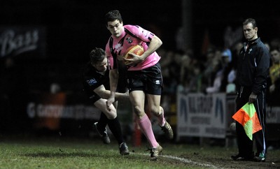 10.03.11 - Pontypridd v Neath - Principality Premiership - Owen Williams of Pontypridd gets away. 