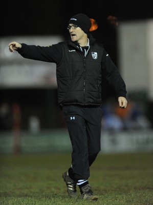 10.03.11 - Pontypridd v Neath - Principality Premiership - Pontypridd coach Paul John 