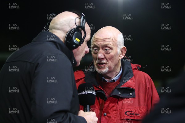 210918 - Pontypridd RFC v RGC1404 RFC - Principality Premiership - Lynn Howells gives an interview to Phil Steele of BBC Scrum V