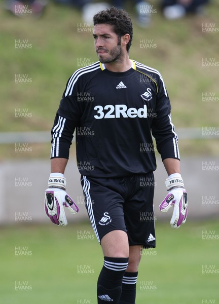 16.07.11 - Port Talbot v Swansea City, pre-season friendly -  Swansea's keeper Jose Moreira 