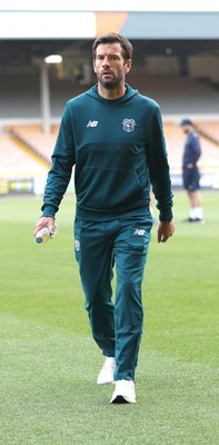 070825 - Port Vale v Cardiff City - Sky Bet League 1 - Manager Brian Barry-Murphy of Cardiff