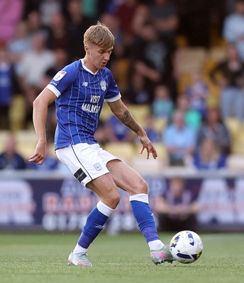070825 - Port Vale v Cardiff City - Sky Bet League 1 - Joel Bagan of Cardiff 