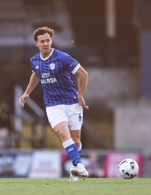 070825 - Port Vale v Cardiff City - Sky Bet League 1 - Ryan Wintle of Cardiff