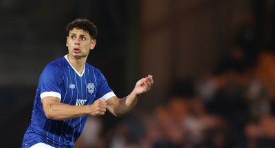 070825 - Port Vale v Cardiff City - Sky Bet League 1 - Yousef Saleh of Cardiff