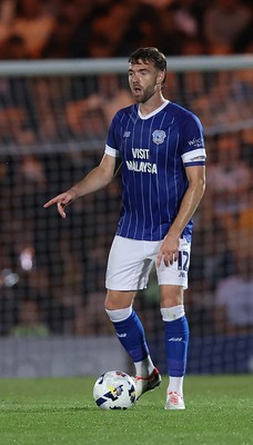 070825 - Port Vale v Cardiff City - Sky Bet League 1 - Calum Chambers of Cardiff
